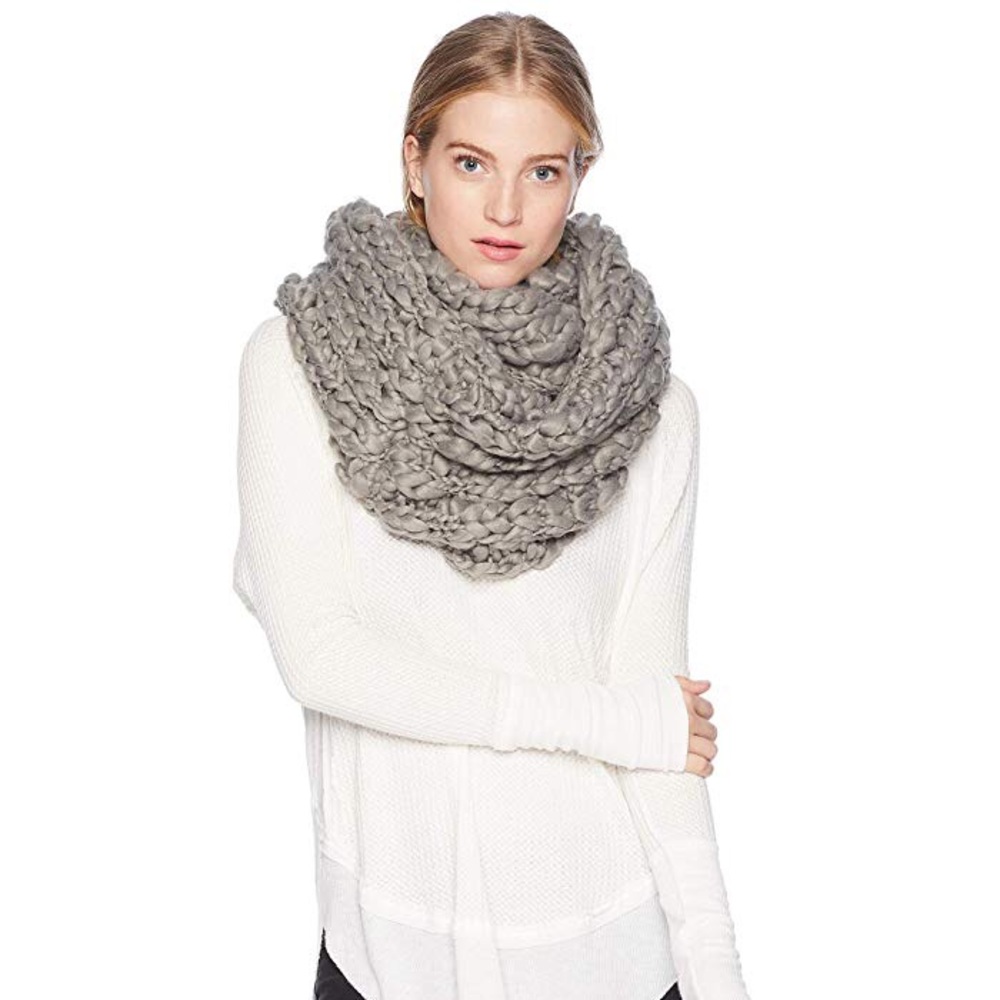Free People Dreamland Chunky Knit Cowl Scarf